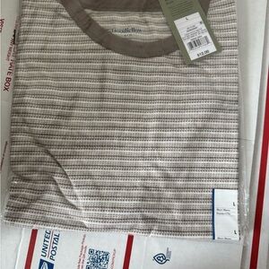 Goodfellow & Co Men's Brown Striped Shirt Brand New W Tags in plastic